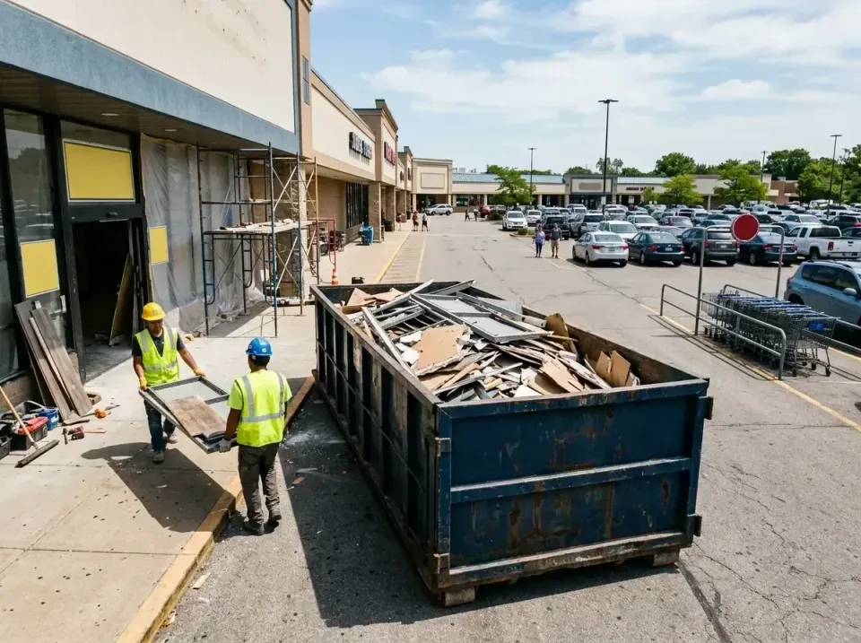 retail-store-renovation-debris-003 — frequently asked questions, Roll-off Dumpster Rentals in Union Grove, WI